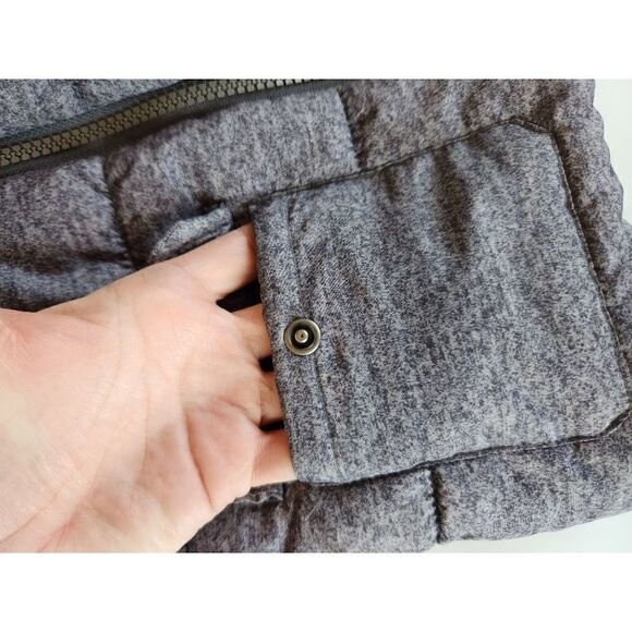 Rorie Whelan 4t grey puffer vest sleeveless outerwear zip up winter fall gear - Picture 3 of 6